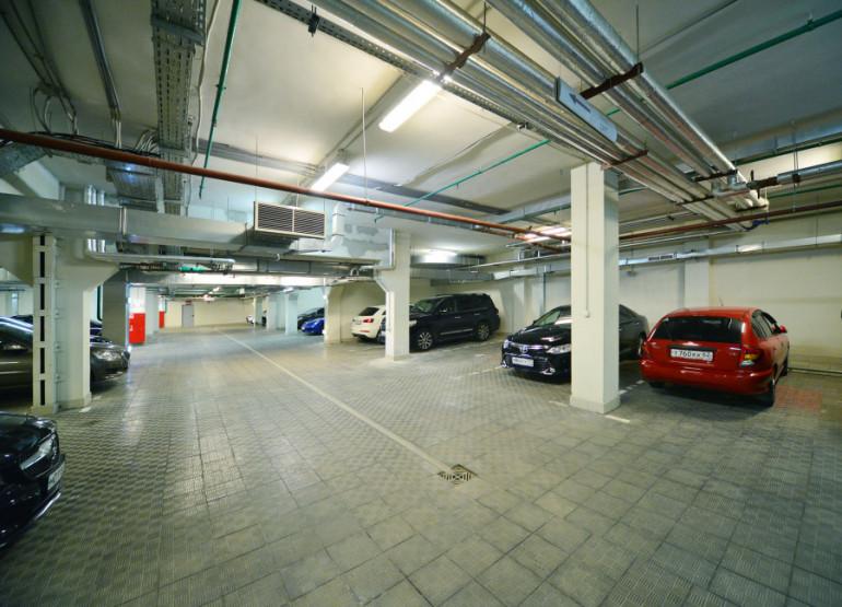 Art Gallery, корпус 2: Вид паркинга